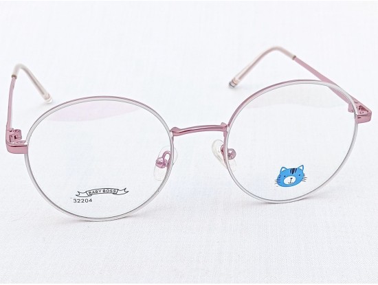 Small Size Round Pink Color Eyeglasses