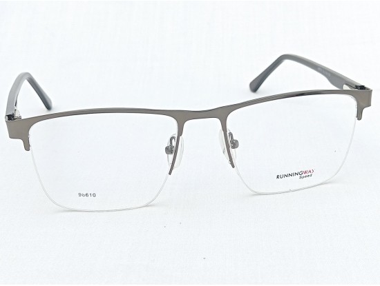 Medium Size Square Grey Half Frame