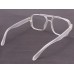 Large Size Aviator Matte Transparent Frame