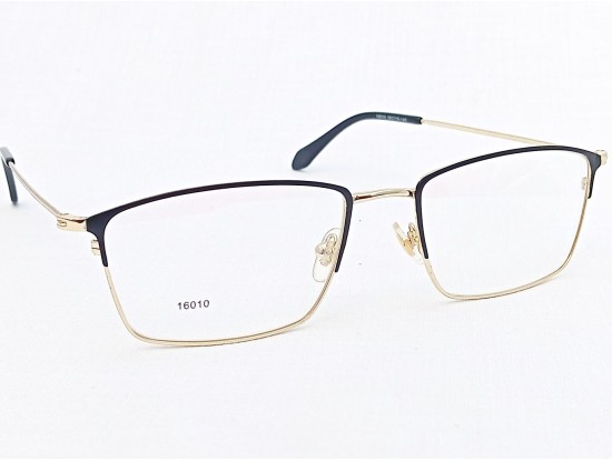 Large Size Rectangle Gold Eyeglasses