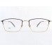 Large Size Rectangle Gold Eyeglasses