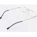 Medium Size Aviator Rectangle Rimless Silver Colour