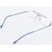 Medium Size Aviator Rectangle Rimless Blue Colour