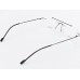 Medium Size Aviator Rectangle Rimless Grey Colour