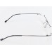 Medium Size Aviator Rectangle Rimless Grey Colour