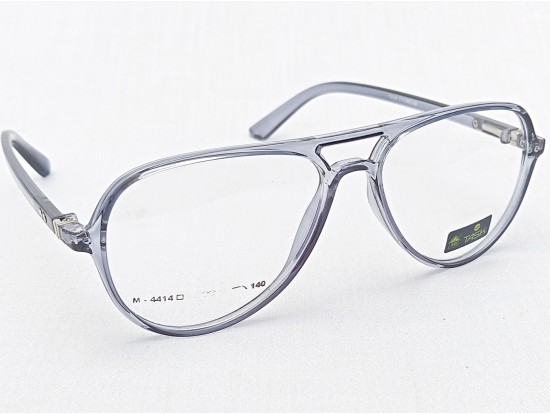 Medium Size Aviator Grey Transparent