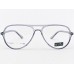 Medium Size Aviator Grey Transparent