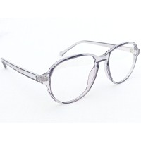 Medium Size Aviator Transparent Grey