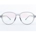 Medium Size Aviator Transparent Grey