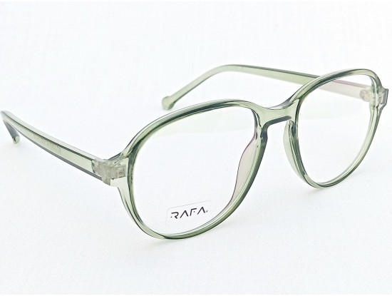 Medium Size Aviator Transparent Green