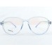 Medium Size Aviator Transparent Blue