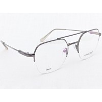 Medium Size Grey Aviator Half Rim Memory Flexible Side