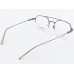 Medium Size Grey Aviator Half Rim Memory Flexible Side