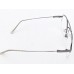 Medium Size Grey Aviator Half Rim Memory Flexible Side