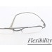 Medium Size Grey Aviator Half Rim Memory Flexible Side