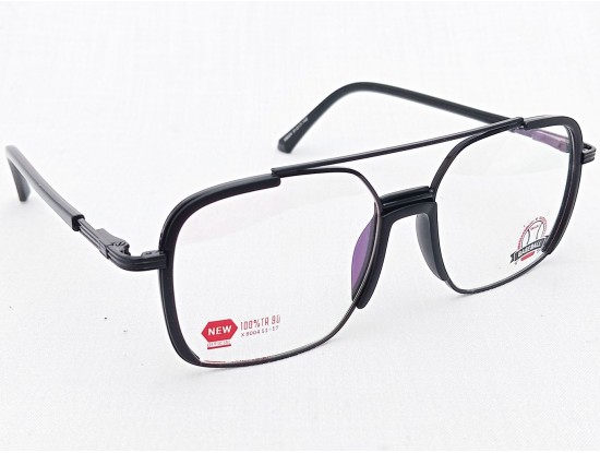 Medium Size Premium Black Aviator Frame