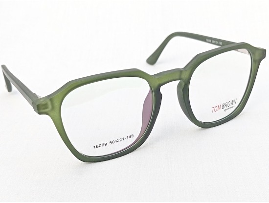 Medium Size Square Matte Green