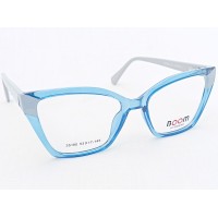 Medium Size Premium Cat-Eye Transparent Blue Frame