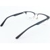 Medium Size Premium Rectangle Half Rim Black Frame