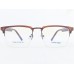 Medium Size Premium Rectangle Half Rim Brown Frame