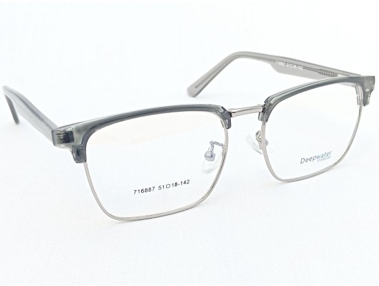 Medium Size Premium Rectangle Transparent Grey Frame