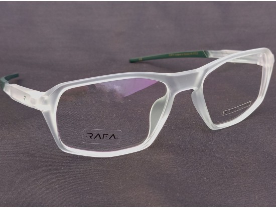 Medium Size Rectangle Sports Look Matte Transparent Frame