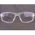Medium Size Rectangle Sports Look Matte Transparent Frame