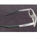 Medium Size Rectangle Sports Look Matte Transparent Frame