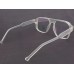 Medium Size Aviator Matte Transparent Frame