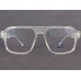 Medium Size Aviator Matte Transparent Frame