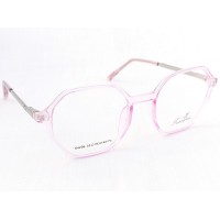 Medium Size Hexagon Transparent Pink Colour Frame