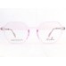 Medium Size Hexagon Transparent Pink Colour Frame