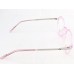 Medium Size Hexagon Transparent Pink Colour Frame