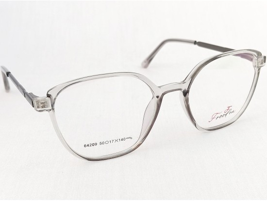 Medium Size Square Grey Transparent Frame