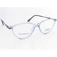 Medium Size Cateye Transparent Blue Frame