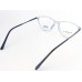 Medium Size Cateye Transparent Blue Frame