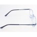 Medium Size Cateye Transparent Blue Frame