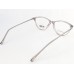 Medium Size Cateye Transparent Grey Frame