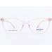 Medium Size Premium Cateye Transparent Pink Frame