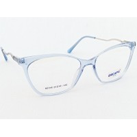 Medium Size Premium Cateye Transparent Blue Frame