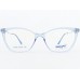 Medium Size Premium Cateye Transparent Blue Frame