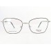 Medium Size Cateye Silver Frame