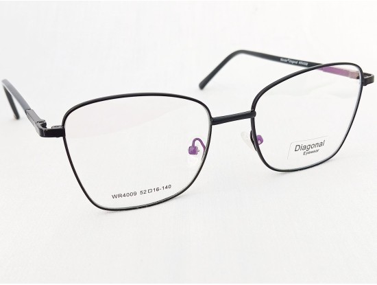 Medium Size Cateye Black Frame