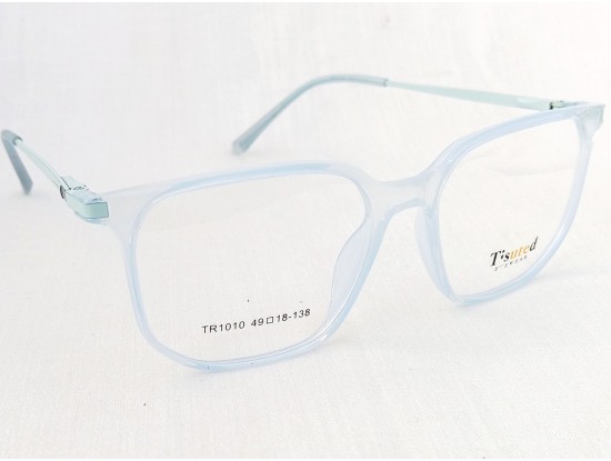 Medium Size Square Transparent Blue Frame