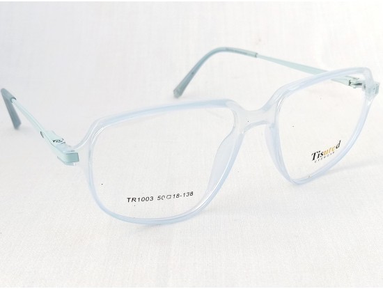 Medium Size Square Transparent Blue Frame