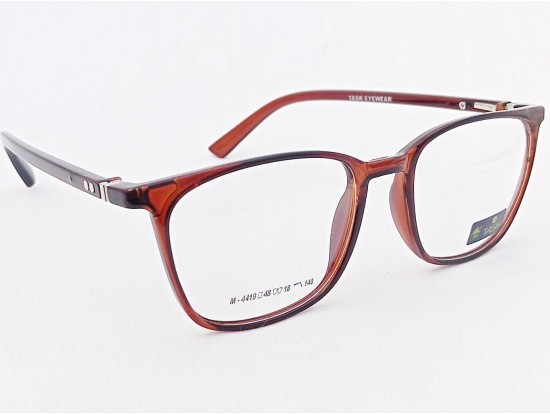 Medium Size Square Shape Brown Frame