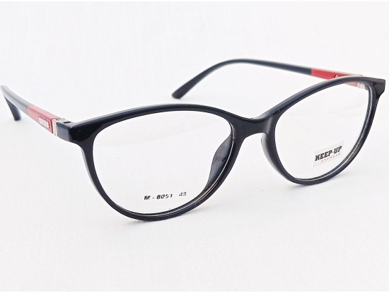 Medium Size Cat Eye Black Frame