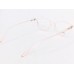 Medium Size Cat Eye Transparent Pink Frame