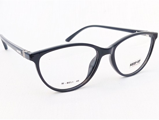 Medium Size Cat Eye Black Frame