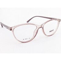 Medium Size Cat Eye Transparent Brown Frame
